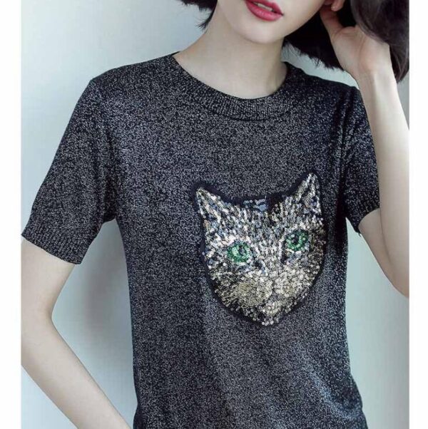 Fashion Cat Tshirt - Image 2