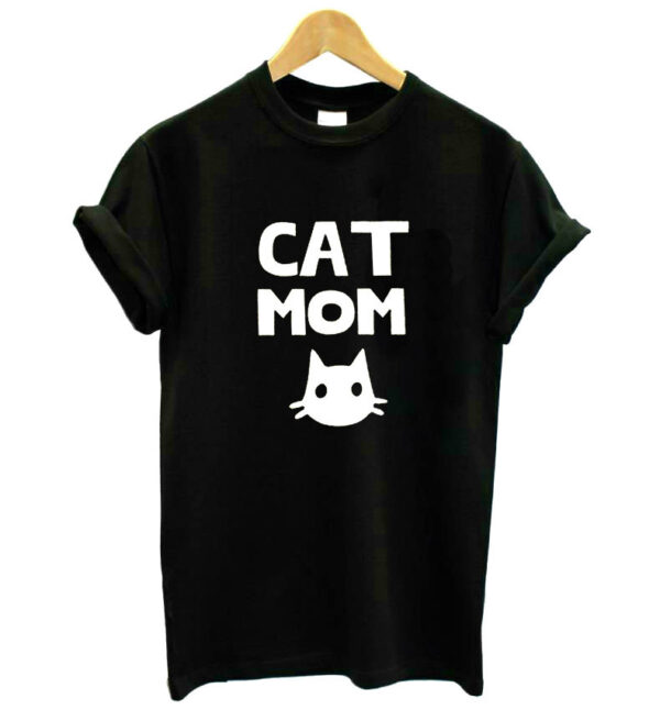 Cat Mom Tshirt - Image 2