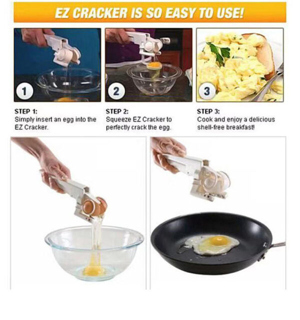 Egg Cracker And Separator Kitchen Gadgets - Image 3