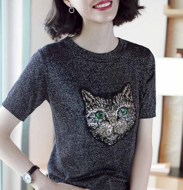 Fashion Cat Tshirt - Image 3