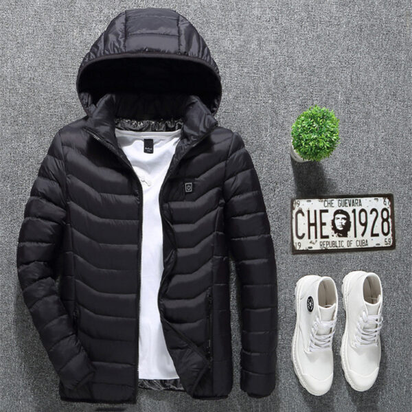 New Heated Jacket Coat USB Electric Jacket Cotton Coat Heater Thermal Clothing Heating Vest Men's Clothes Winter - Image 10