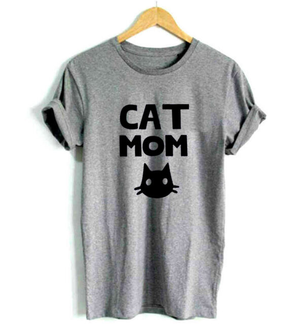 Cat Mom Tshirt - Image 3