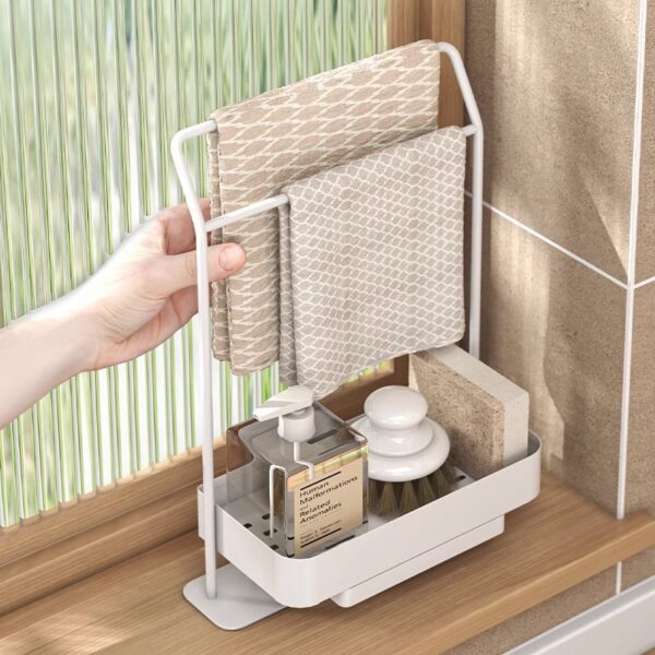 Rag Draining Kitchen Storage Rack Kitchen Gadgets - Image 7