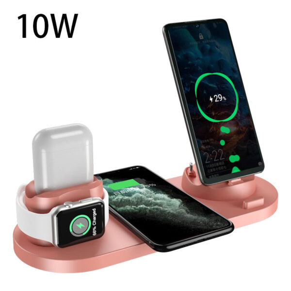 Wireless Charger For IPhone Fast Charger For Phone Fast Charging Pad For Phone Watch 6 In 1 Charging Dock Station - Image 5