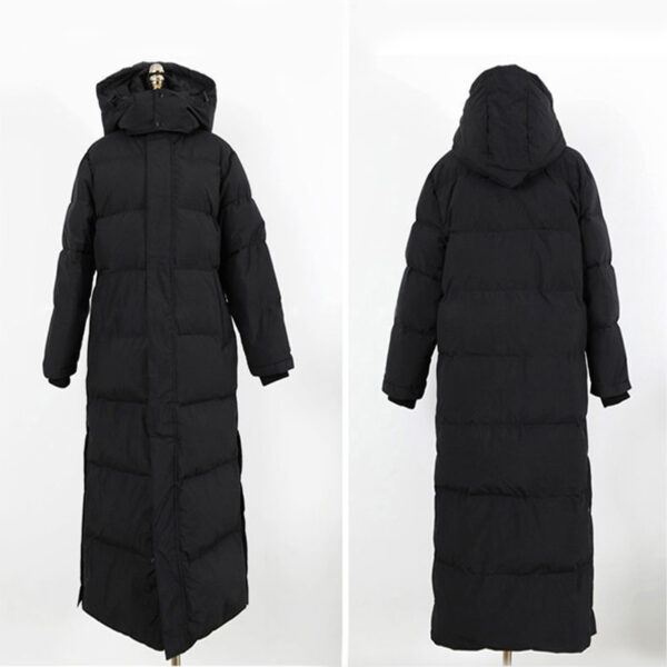 Winter Long Coat Warm Hooded Thickened Parka Jackaet For Women Clothing - Image 6