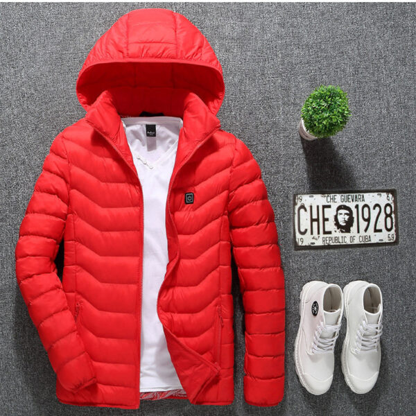 New Heated Jacket Coat USB Electric Jacket Cotton Coat Heater Thermal Clothing Heating Vest Men's Clothes Winter - Image 8